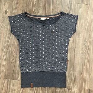 Naketano Blue anchor Tee
